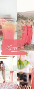 Trending Coral Wedding Color Combos Ideas