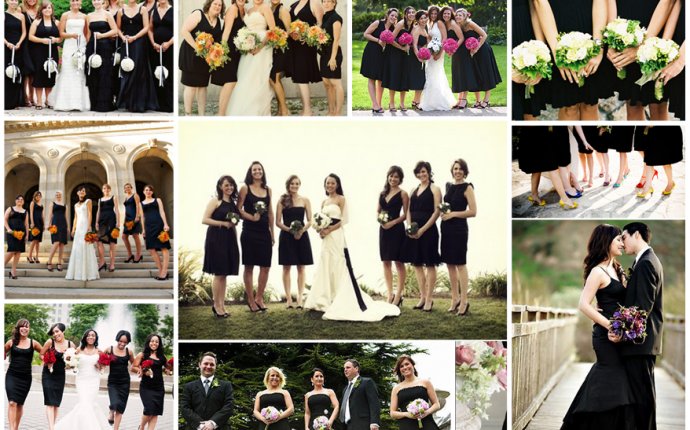 Black dresses Accessories for wedding