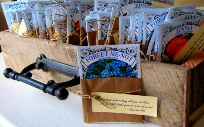 Wedding favors Seed packets